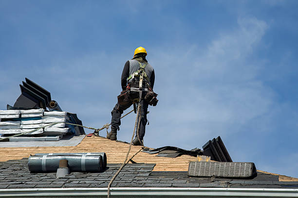 Professional Flat Roof Repair technician working in Cottage Grove, WI